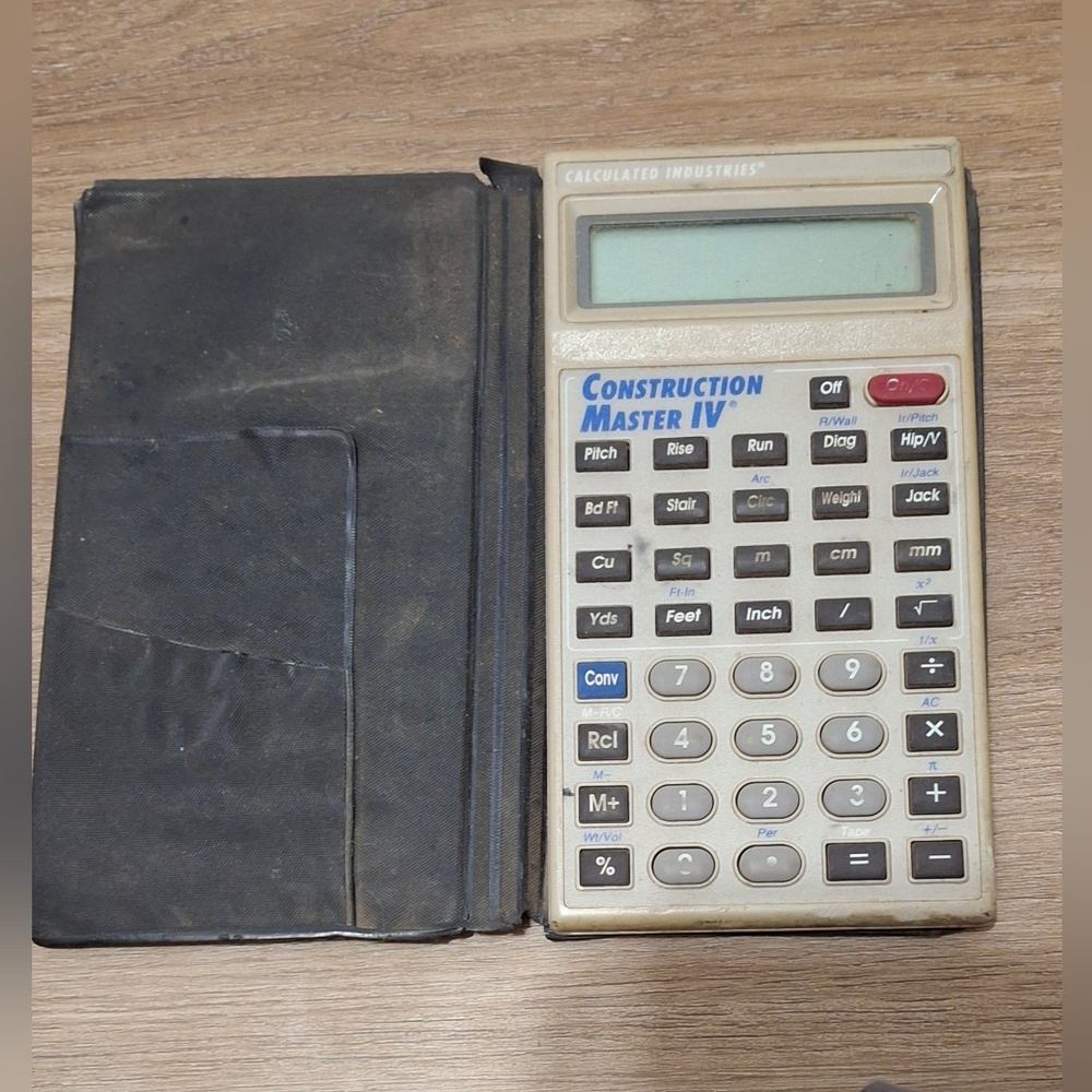Construction Master IV Calculator Calculated Industries WORKS.